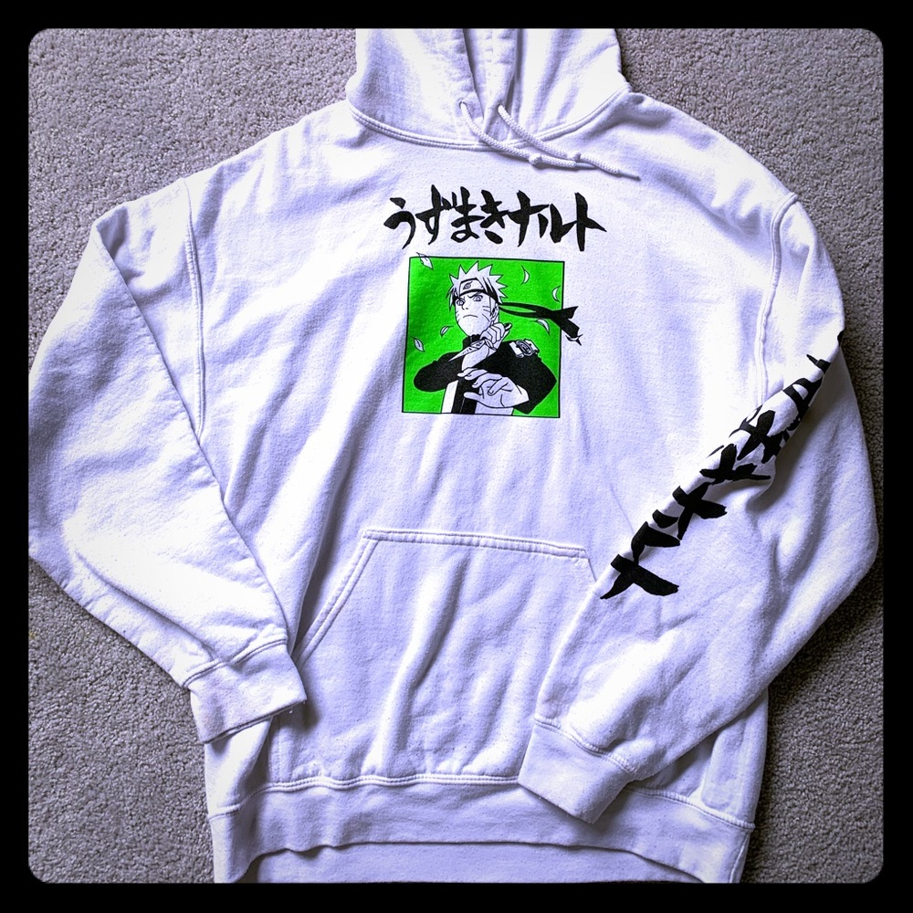 White Naruto hoodie